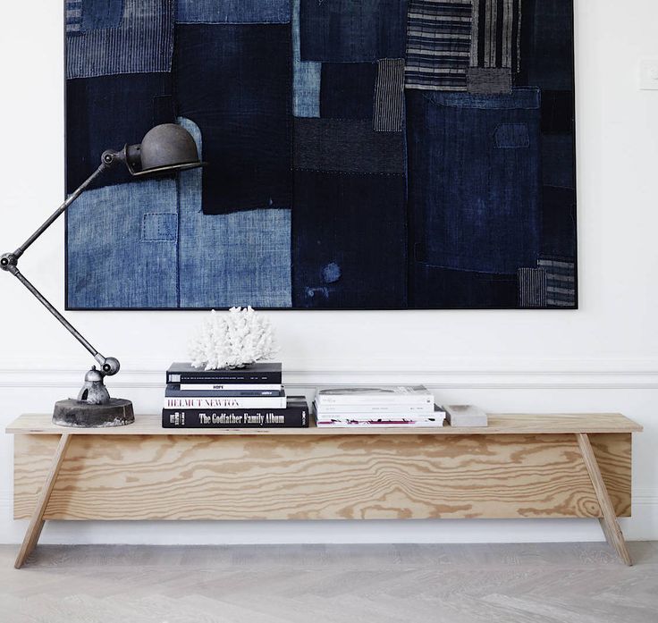 Months ago, I spotted an indigo patchwork quilt hanging in the home of Swedish s...