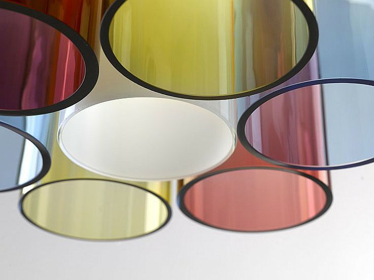 Interior Design Magazine: A close-up of Jar RGB lights from Lasvit. #interiordes...