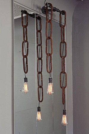 Interior Design Magazine: Chain sconce by Apparatus Studio hangs perfectly from ...