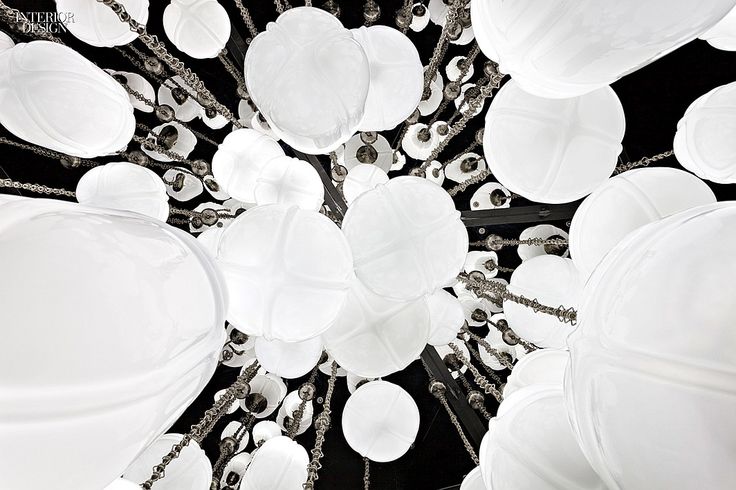 Otherworldly Furnishings and Accessories Light Up 2015 | Urbem pendants in glass...