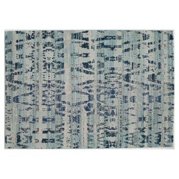 Check out this item at One Kings Lane! Amias Rug, Ocean Blue
