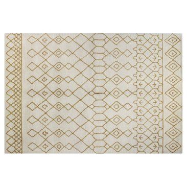 Check out this item at One Kings Lane! Charlotte Rug, Ivory/Gold