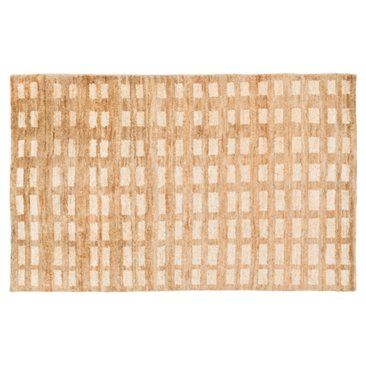 Check out this item at One Kings Lane! Claudie Jute Rug, Beige/Gold