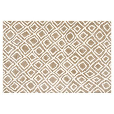 Check out this item at One Kings Lane! Jennings Rug, Taupe/Ivory