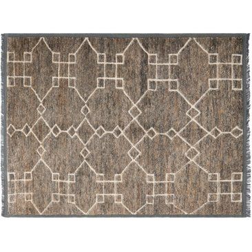 Check out this item at One Kings Lane! Thomas O'Brien Jute-Blend Rug, Gray