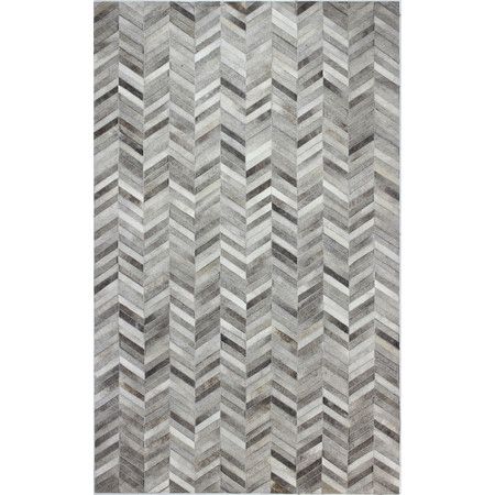 Tucson Cowhide Rug in Grey  at Joss and Main