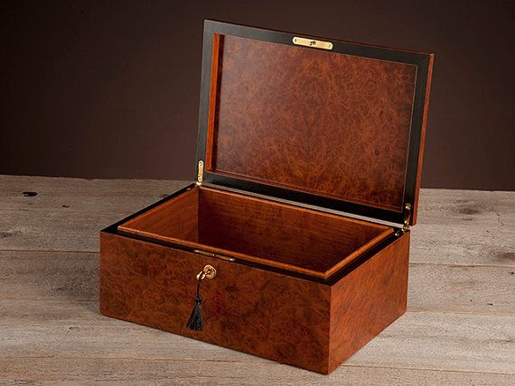Handcrafted Mahogany Keepsake Box by PennerBrothers on Etsy