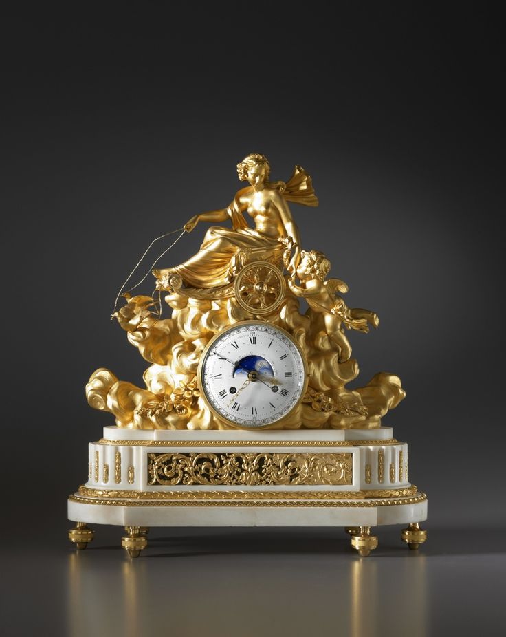 c1780 A Louis XVI mantel clock with an astronomical movement, by Georges-Adrien ...