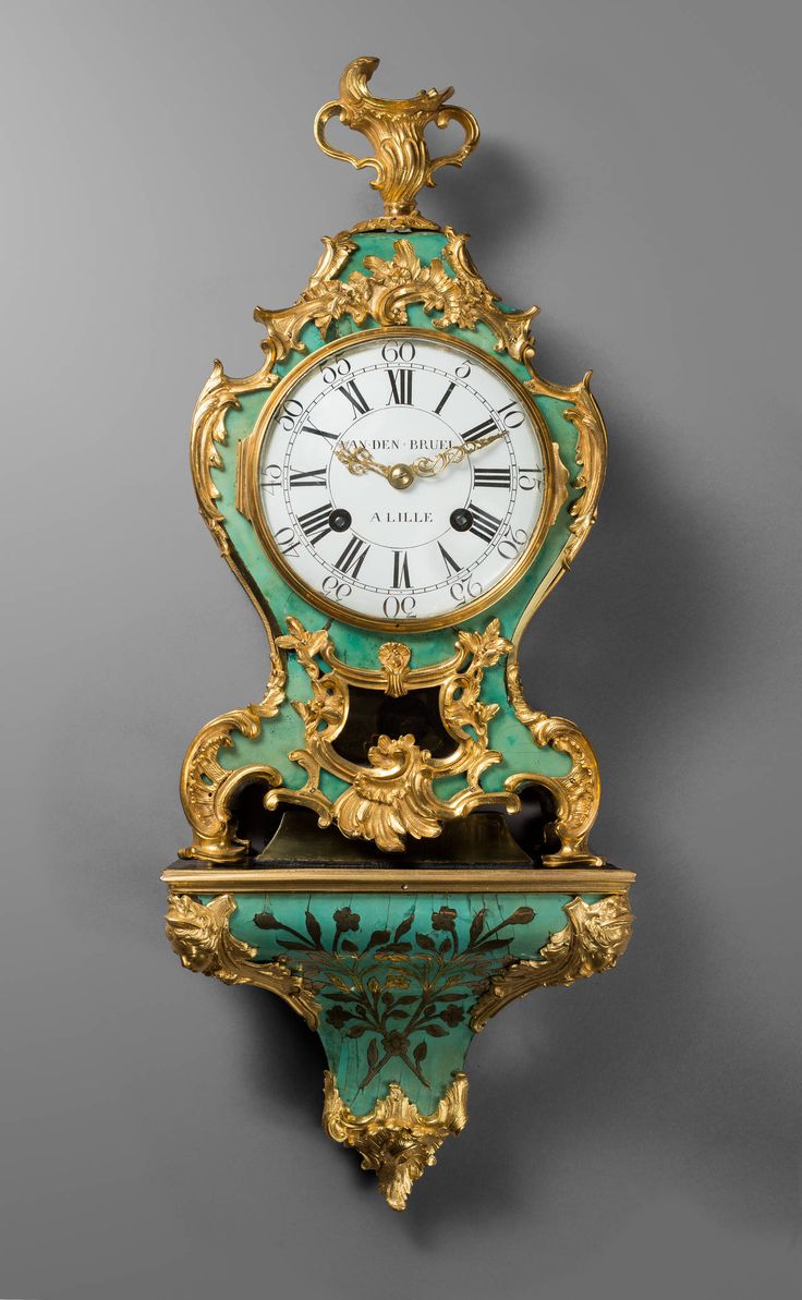 Louis XV Wall Cartel by Van den Bruel, Case Attributed to Saint-Germain | From a...