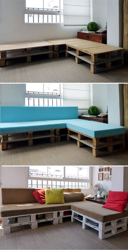 Couch Made From Pallets