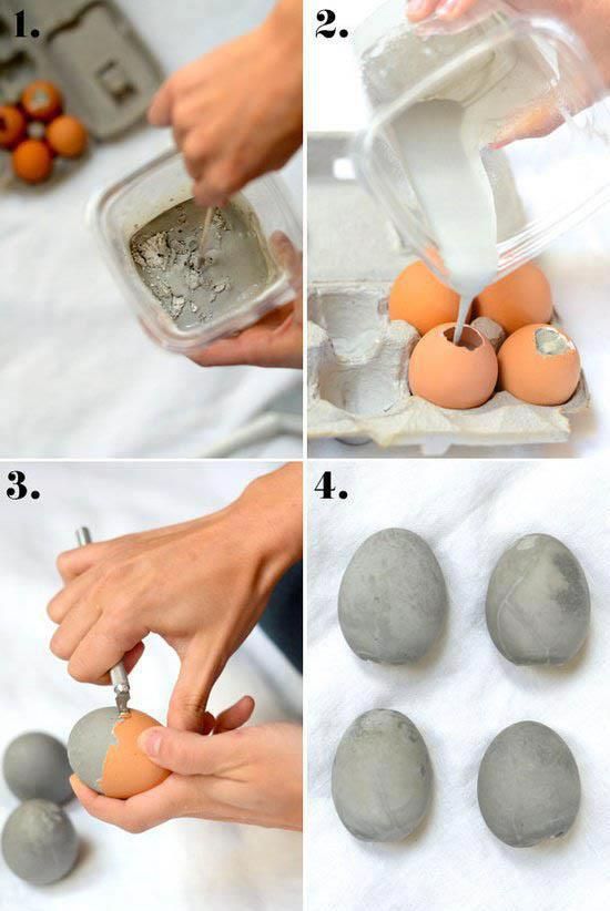 DIY Concrete Eggs for Easter   |   Camille Styles