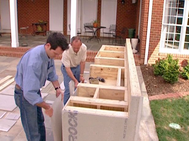 How to Weather-Proof an Outdoor Kitchen Cabinet : How-To : DIY Network