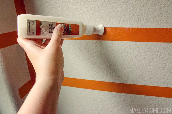 My experience with the new orange FrogTape for Textured Surfaces via MakelyHome....