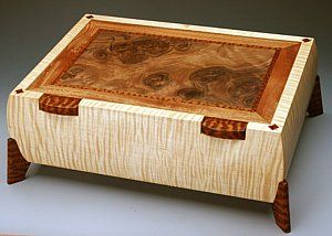 Handmade Wooden Jewelry Boxes - Something Knox might make.