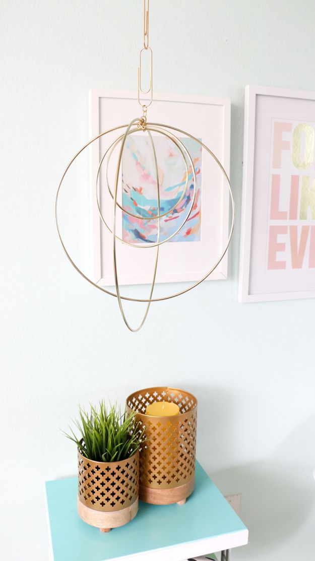 A Kailo Chic Life: Craft It - A Gold Macrame Hoop Adult Mobile