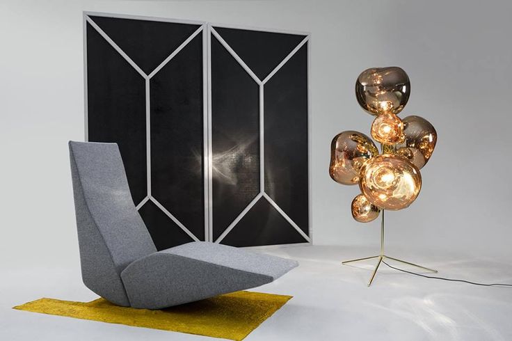 Tom Dixon’s experiments with vacuum metallization materialize in the Melt Gold...