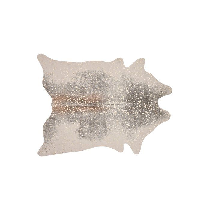 A compelling variant of the timeless cowhide rug, the Duran collection touts ric...