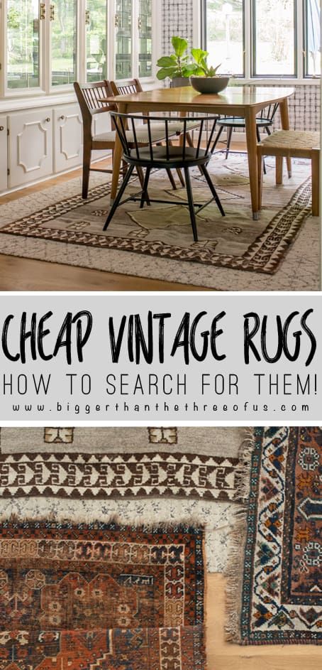 How To Search For Cheap Vintage Rugs Online