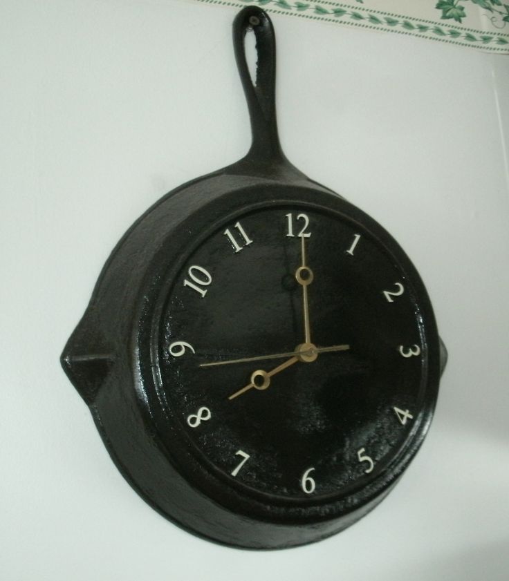 DIY Fry Pan Clock