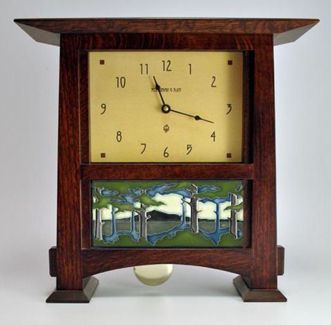 Pendulum Mantle Clock with 8X4 Tile