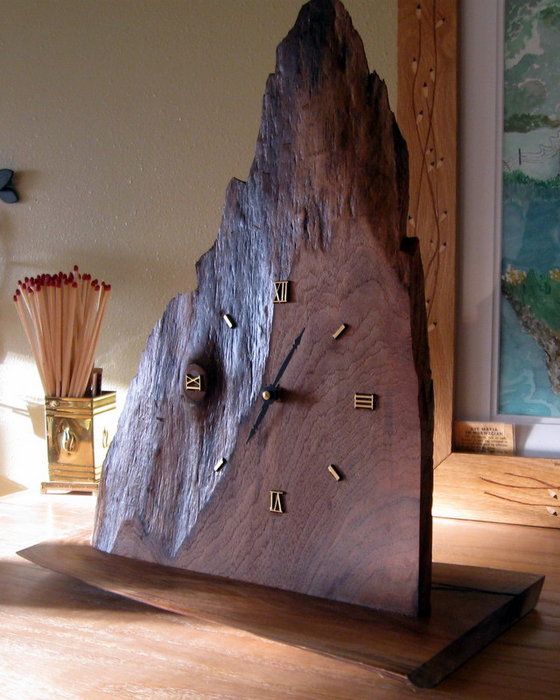 Slab Clock: from Trash to Treasure - by Bryan Cramer @ LumberJocks.com ~ woodwor...