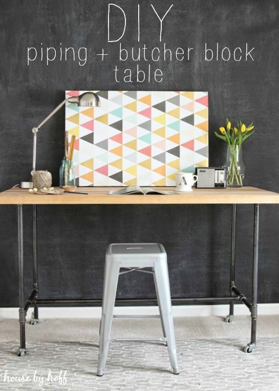 DIY Piping Table via House by Hoff