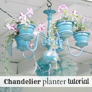 Chandelier Planter Tutorial