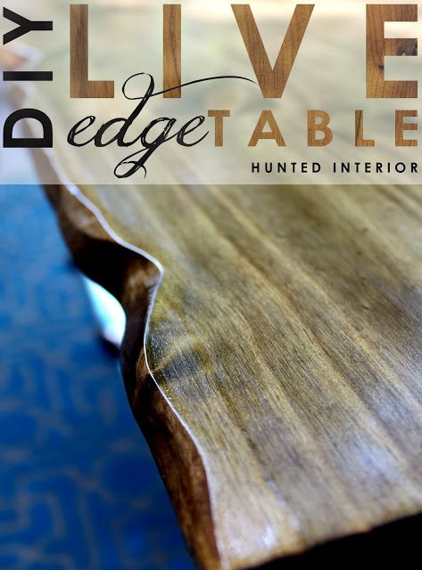 Natural Live Edge Table