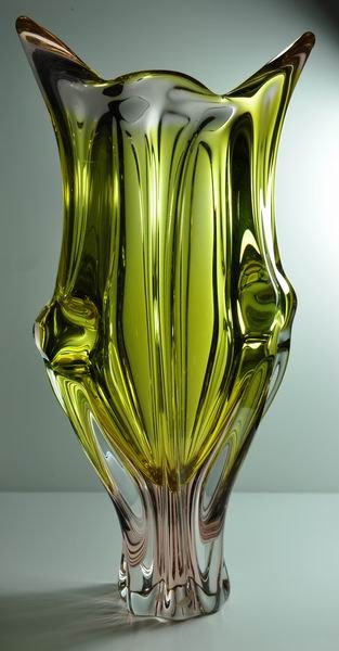 Josef Hospodka CHRIBSKA Vintage Czech Glass by CzechVintageGlass, $89.99