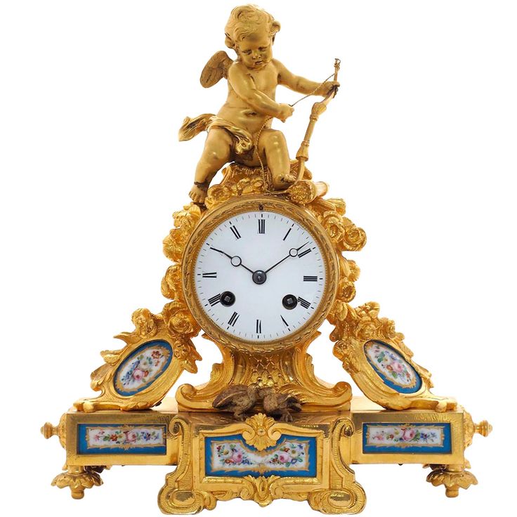 French, Sèvres Porcelain and Ormolu Clock, circa 1875 | From a unique collectio...