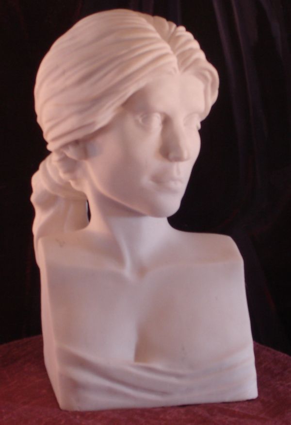 Solid Greek Marble (Sivec, pure white) #sculpture by #sculptor Christian Wilson ...