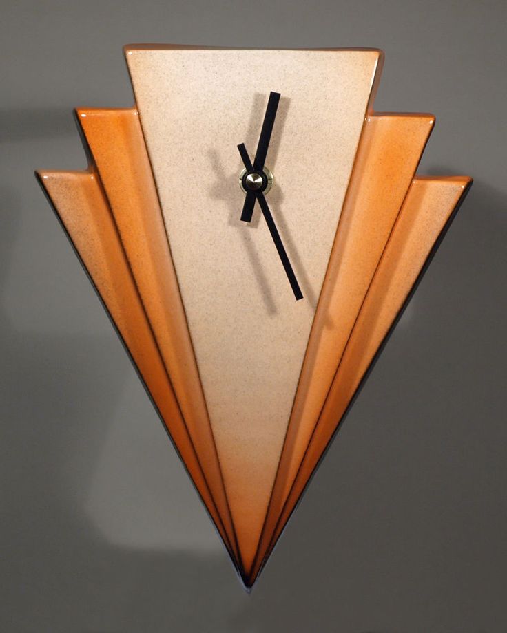 Echo Of Deco Art Deco Ceramic Manhattan Wall Clock #ArtDeco Priced at $33 as of ...