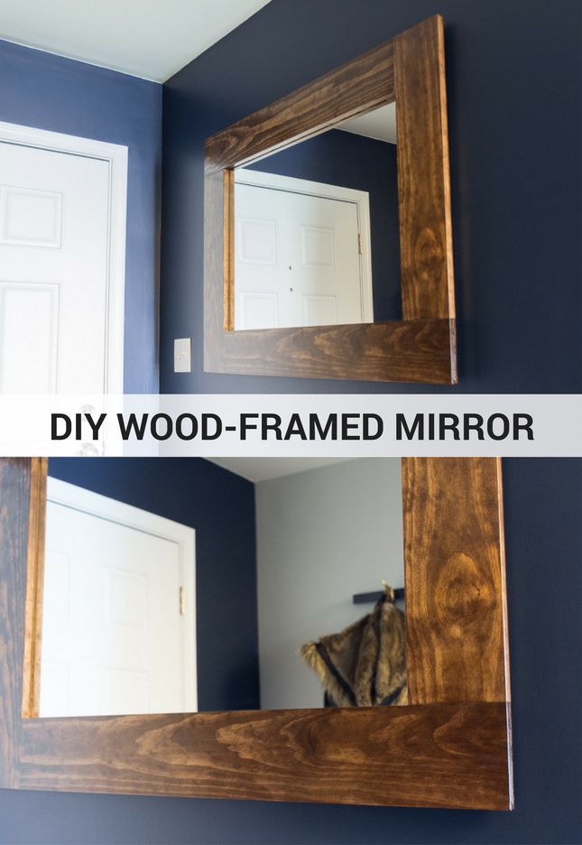 DIY Wood-Framed Mirror Tutorial