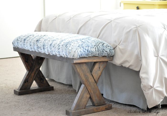 I can't believe how easy it is to make this bench! And it is so pretty! They...