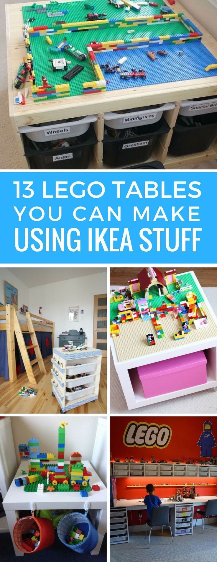 13 Awesome IKEA LEGO Tables that Your Kids Will Go Crazy Over!