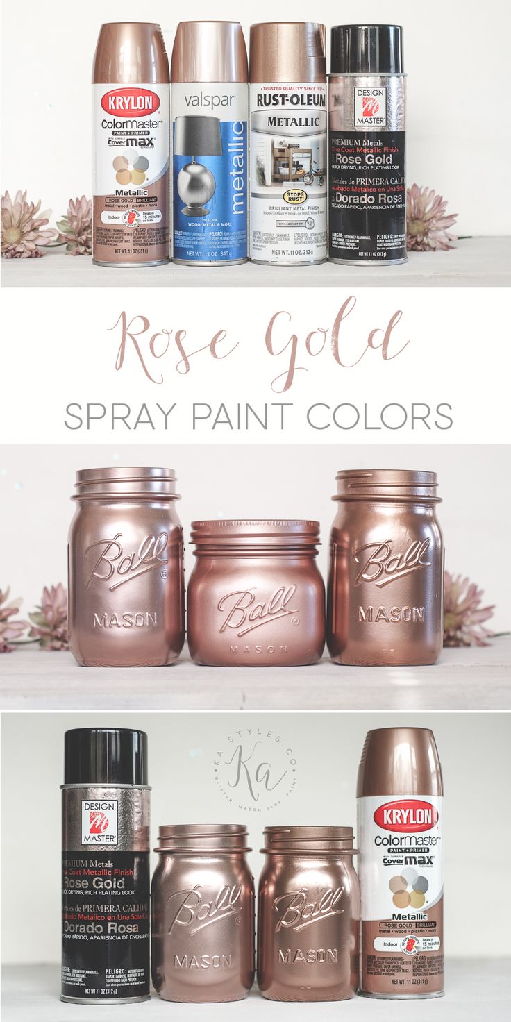 Rose Gold Spray Paint