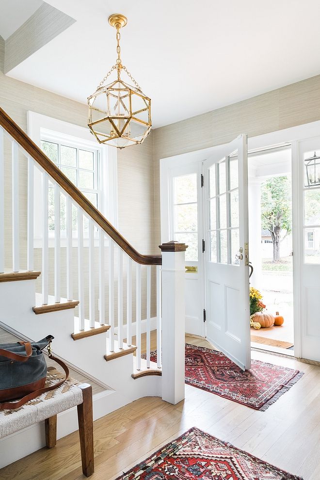 Modern entryway simply styled