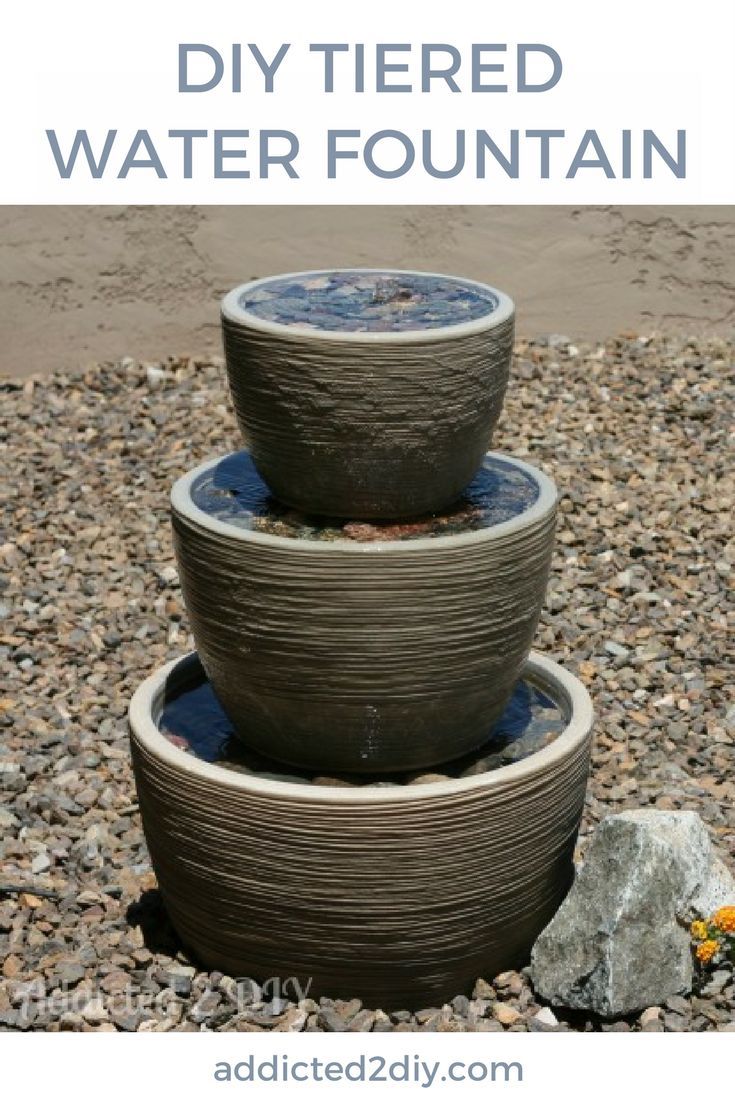 DIY Tiered Water Fountain