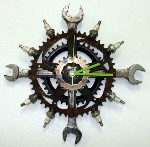 No. 18 - Gears & Wrenches Wall Clock