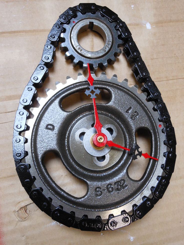 Timing gear and chain clock - Almost free to make!
