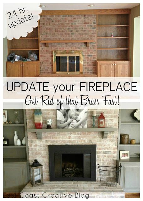 DIY Home Ideas | Does your fireplace need a makeover? Find out how to paint your...