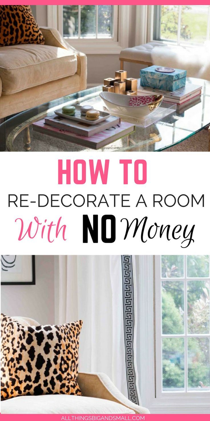 How to Decorate a Room with No Money -- Room Design and Layout tips ALL THINGS B...