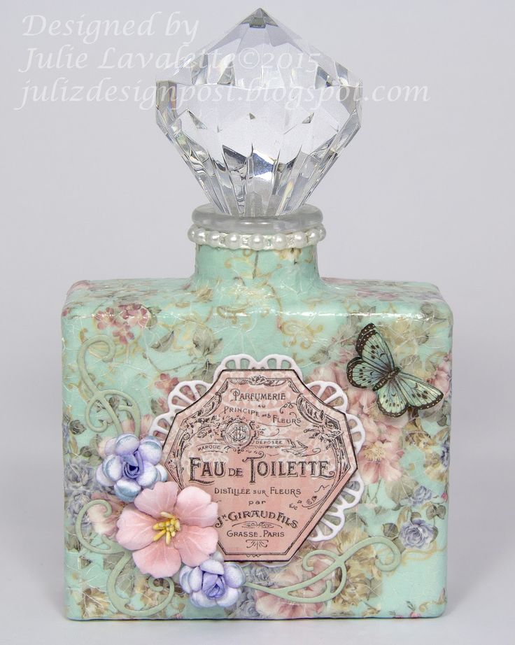 Juliz Design Post: Up-Cycled Perfume Bottles - Craft Consortium