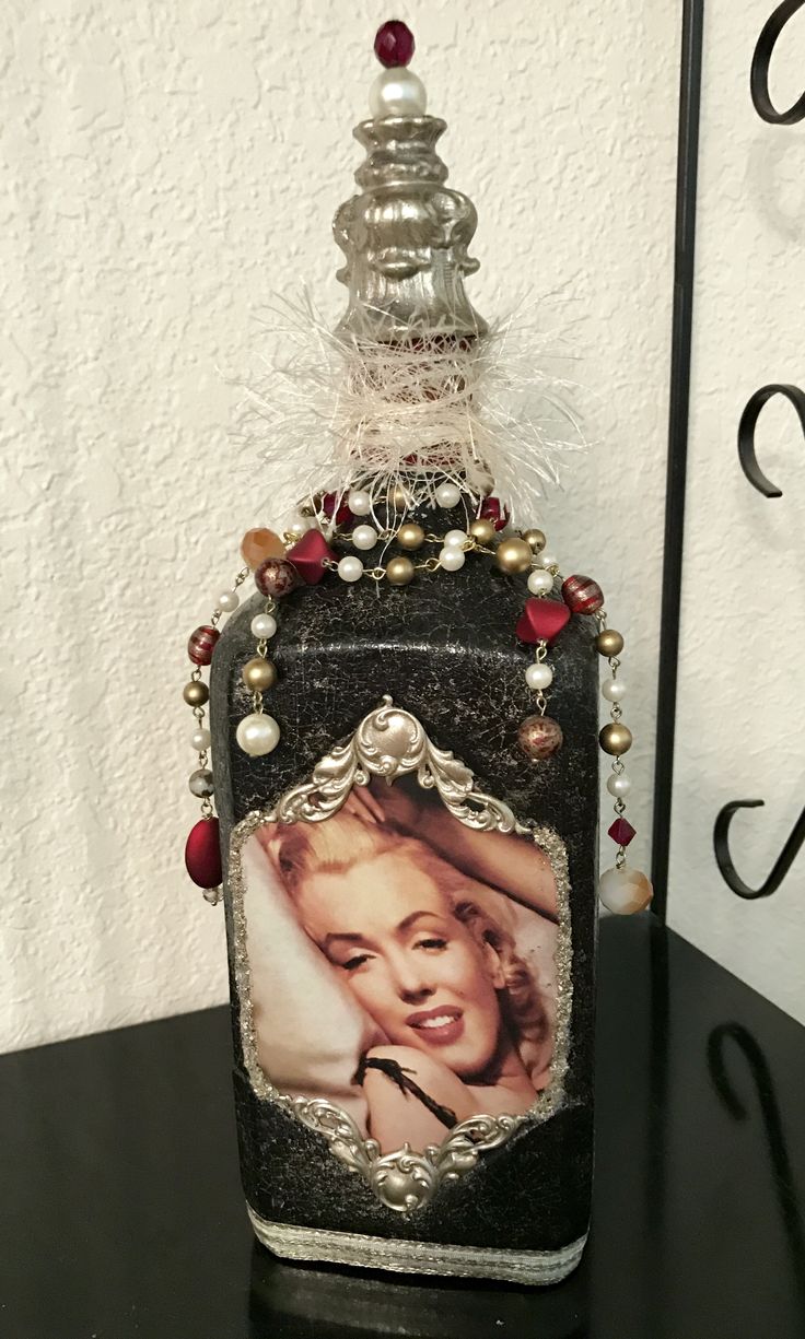 Marilyn bottle I made for my daughter