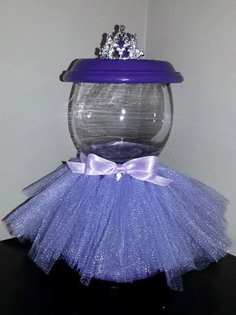 Purple Princess Faux Gumball Machine