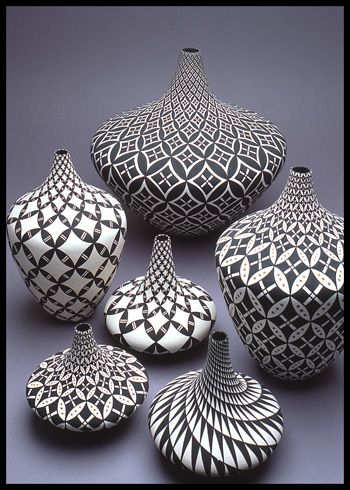 Dorothy Torivio group. Acoma Pueblo pottery