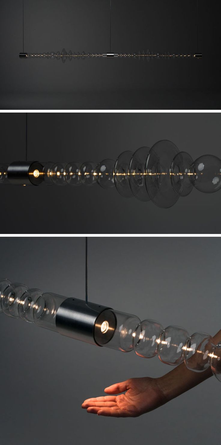 Mayice Studio Have Designed A Sculptural Glass Light Named Filamento