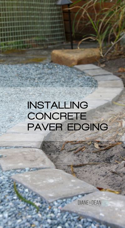 Installing Concrete Paver Edging
