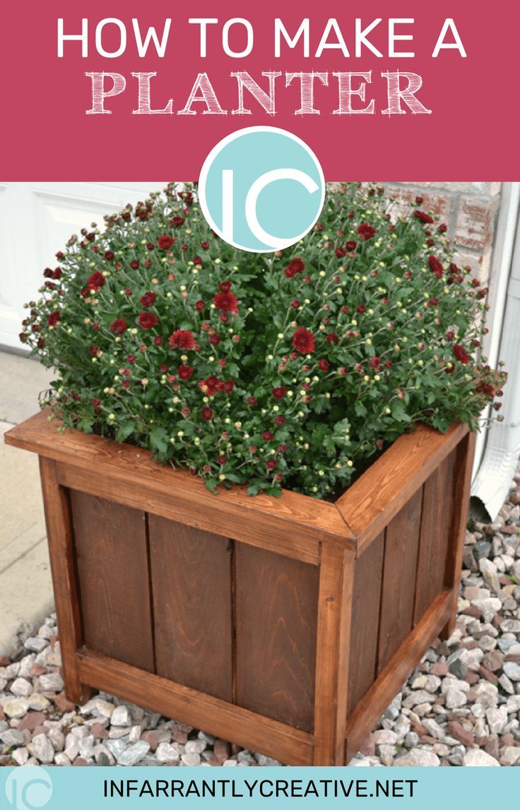 Cedar Planter design from Ana White's site is perfect for your outdoor decor. It...