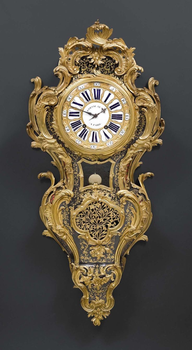 c1720-30 IMPORTANT CARTEL CLOCK,Regence, the bronze by C. CRESSENT (Charles Cres...